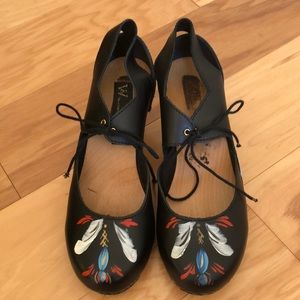 Anthropologie Asa Westlund clogs Hasbeens